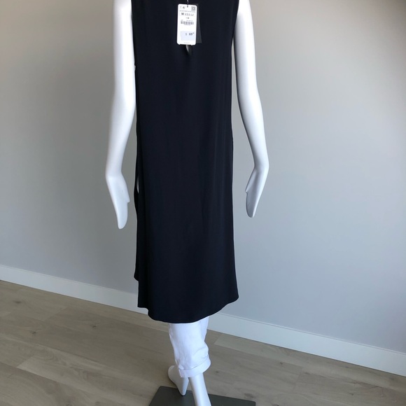 Zara Long Navy Blue Tunic - Picture 3 of 4